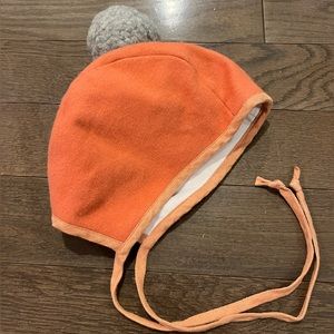 Briar baby wool pom bonnet, size 18-24m